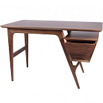 Письменный стол прямоугольный с 2-мя ящиками и полкой Idenontal варинант исполнения - 5 | Loft Concept в Ижевске