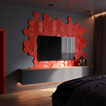 Гипсовая 3D Панель M-47 варинант исполнения - 1 | Loft Concept в Ижевске