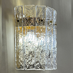 Бра с вертикальными рельефными стеклянными вставками Textured Glass варинант исполнения - 2 | Loft Concept в Ижевске