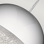 Подвесной светильник со сферическим плафоном из акрила с циркониевыми вкраплениями Kichler варинант исполнения - 6 | Loft Concept в Ижевске