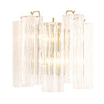 Бра с вертикальными стеклянными подвесками Hexagon Tube Light варинант исполнения - 3 | Loft Concept в Ижевске