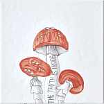 Плитка с узором Мухомор варинант исполнения - 2 | Loft Concept в Ижевске