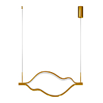 Подвесной светильник волнообразный изогнутый на двух тросах 103 см Spiral Lighting варинант исполнения - 3 | Loft Concept в Ижевске