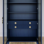 Дизайнерский шкаф витрина Elsa Dreams Blue с 4-мя ящиками варинант исполнения - 6 | Loft Concept в Ижевске