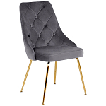 Стул в серой велюровой обивке Ward Grey Velour Chair варинант исполнения - 1 | Loft Concept в Ижевске