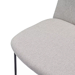 Стул мягкий светло-серый Chair Gray Runners варинант исполнения - 6 | Loft Concept в Ижевске