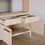 Стеллаж Primo с ящиками Светлый дуб  варинант исполнения - 6 | Loft Concept в Ижевске