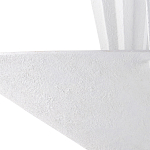 Люстра светодиодная белая геометрической формы с рифленым плафоном White Geometric Lamps варинант исполнения - 3 | Loft Concept в Ижевске