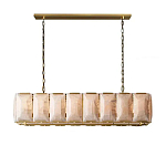 Люстра с абажуром из прямоугольных мраморных панелей Calling to Shine варинант исполнения - 7 | Loft Concept в Ижевске