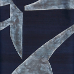 Обои ручная роспись в стиле Арт-деко Symphony Colourway SC-104 on Kyanite silk dupion варинант исполнения - 1 | Loft Concept в Ижевске