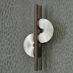 Бра  с фигурным мраморным рассеивателем Spiral of Warm Light варинант исполнения - 2 | Loft Concept в Ижевске