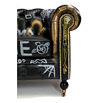 Диван в Лофт Честерфильд граффити из винтажной кожи GRAFFITI PARA Chesterfield варинант исполнения - 6 | Loft Concept в Ижевске