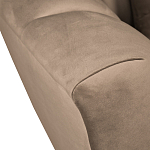 Дизайнерское кресло мягкое из серого велюра Serenity варинант исполнения - 3 | Loft Concept в Ижевске