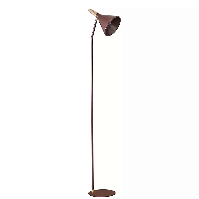 Торшер с конусообразным плафоном Plum Floor Lamp Сливовый Бежевый в Ижевске | Loft Concept 