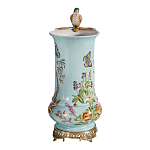 Ваза с птичкой из фарфора с бронзовыми элементами Garden of Eden варинант исполнения - 4 | Loft Concept в Ижевске