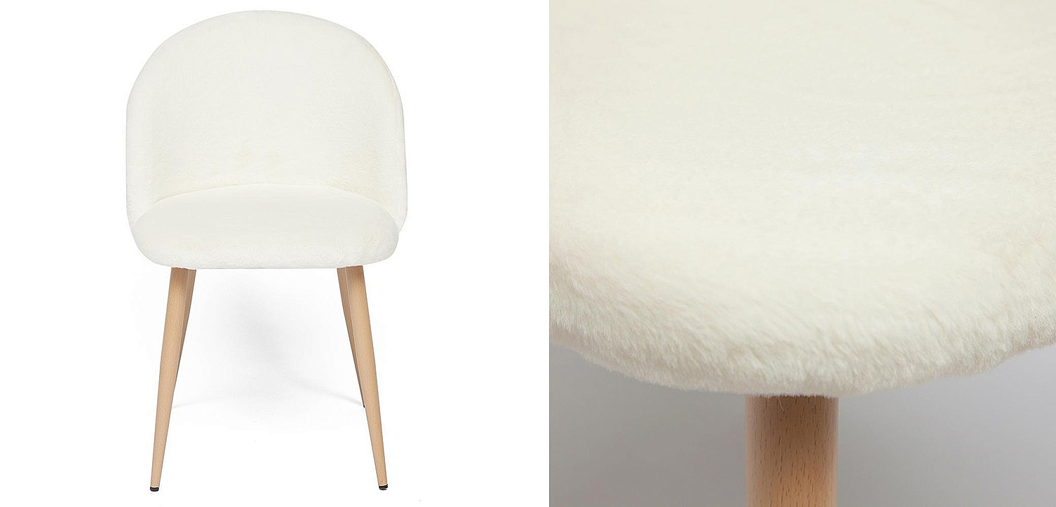Стул Lea white plush - Loft-Concept в Ижевске