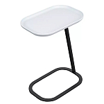 Столик приставной с прямоугольной серой столешницей Steel Stable Table варинант исполнения - 2 | Loft Concept в Ижевске