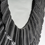 Зеркало в фактурной черной раме в современном стиле Black Maelstrom варинант исполнения - 3 | Loft Concept в Ижевске