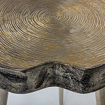 Металлический столик со столешницей в виде слеба Slabby варинант исполнения - 4 | Loft Concept в Ижевске