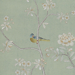 Обои ручная роспись Badminton Mercury Grey варинант исполнения - 3 | Loft Concept в Ижевске