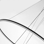 Светодиодная люстра Black LED Circle and Ball Lamp варинант исполнения - 4 | Loft Concept в Ижевске