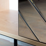 ТВ-тумба с зеркальным декором Serena TV-Stand варинант исполнения - 4 | Loft Concept в Ижевске