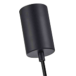 Подвесной светильник с рифленым стеклянным плафоном цилиндрической формы ARTICOLO варинант исполнения - 4 | Loft Concept в Ижевске