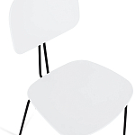 Стул на металлических ножках Travis Chair White варинант исполнения - 4 | Loft Concept в Ижевске