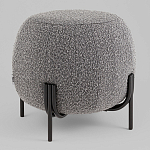 Пуф Флик ткань букле тёмно-серый варинант исполнения - 1 | Loft Concept в Ижевске