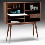 Дизайнерский комод-буфет на высоких ножках с выдвижными ящиками и открытыми полками Joshar варинант исполнения - 2 | Loft Concept в Ижевске