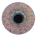 Бра круглое стеклянное с морозным эффектом Heterochromia варинант исполнения - 1 | Loft Concept в Ижевске