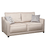 Диван двухместный раскладной светло-серый с кантом Pride варинант исполнения - 1 | Loft Concept в Ижевске