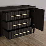 Буфет Primo с тремя ящиками и двумя фасадами Темный орех варинант исполнения - 4 | Loft Concept в Ижевске