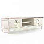 ТВ-тумба в стиле прованс из массива берёзы Interiors Romance варинант исполнения - 2 | Loft Concept в Ижевске