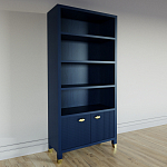 Книжный Стеллаж Elsa Dreams Blue с задней стенкой варинант исполнения - 2 | Loft Concept в Ижевске