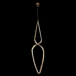 Подвесной светильник обрамленный элементами в виде кристаллов Smooth Shine варинант исполнения - 3 | Loft Concept в Ижевске