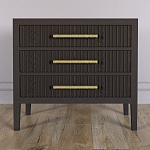 Тумба Primo  с тремя ящиками шпон темный орех варинант исполнения - 2 | Loft Concept в Ижевске