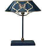 Настольная лампа с абажуром из металла Chinoiserie Butterfly Table Lamp Blue варинант исполнения - 1 | Loft Concept в Ижевске