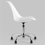 Офисный стул на металлическом основании EGGERY White пластик варинант исполнения - 3 | Loft Concept в Ижевске