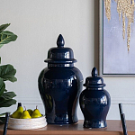 Ваза с крышкой однотонная Высота 31 см Chinoiserie Ceramics варинант исполнения - 8 | Loft Concept в Ижевске