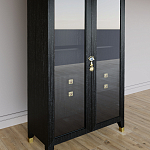 Дизайнерский шкаф витрина Elsa Dreams Black с 4-мя ящиками варинант исполнения - 2 | Loft Concept в Ижевске