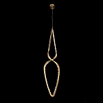 Подвесной светильник обрамленный элементами в виде кристаллов Smooth Shine варинант исполнения - 1 | Loft Concept в Ижевске