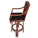 Барный стул из ротанга Eloise коричневый варинант исполнения - 3 | Loft Concept в Ижевске