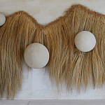 Большая дизайнерская Инсталляция из соломы RAFFIA Installation  варинант исполнения - 5 | Loft Concept в Ижевске