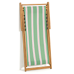 Шезлонг из акации и ткани Argentina варинант исполнения - 8 | Loft Concept в Ижевске