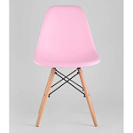 Пластиковый стул на ножках из массива бука Eames Pink варинант исполнения - 4 | Loft Concept в Ижевске