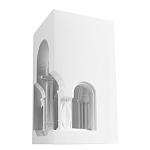 Встраиваемый в стену гипсовый светильник под покраску с арками и рельефными колоннами Antiquity Athena варинант исполнения - 4 | Loft Concept в Ижевске