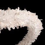 Люстра круглая с натуральным горным хрусталем Crystal Shimmer варинант исполнения - 5 | Loft Concept в Ижевске