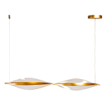 Люстра линейная с изогнутым плафоном Wave Line варинант исполнения - 2 | Loft Concept в Ижевске