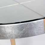 Столик журнальный серебристый с круглой столешницей Showing Refinement варинант исполнения - 1 | Loft Concept в Ижевске